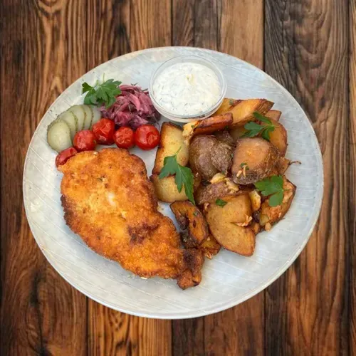 Golden Crispy Schnitzel