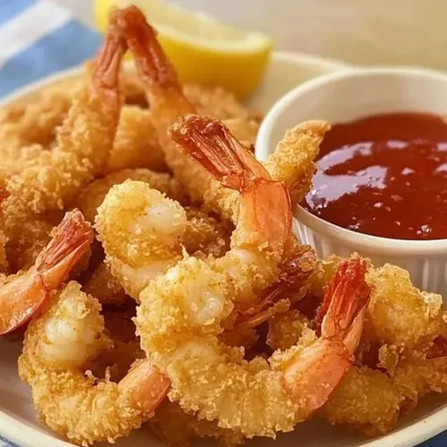 Creveți King panco cu sos