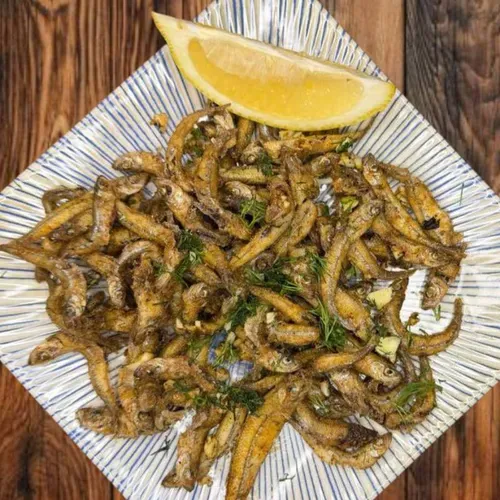 Petroșel fry cu usturoi și verdeață